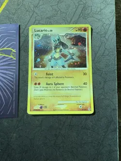 Pokemon TCG Lucario 6/130 Diamond & Pearl Holo Rare 131🔥LP MP+🔥 - Image 1