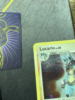 Pokemon TCG Lucario 6/130 Diamond & Pearl Holo Rare 131🔥LP MP+🔥 - Image 3