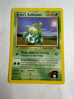 Pokemon TCG Pokemon Erika's Bulbasaur Uncommon Regular - Image 1