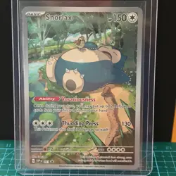 Pokemon Snorlax SVP 051 Scarlet & Violet 151 Holo Black Star Promo NM Pack Fresh - Image 1