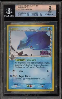 Pokemon Latios EX Holon Phantoms Reverse Holo Rare #12 BGS 9 Mint - Image 1