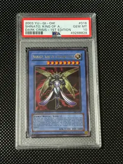 YUGIOH PSA 10 Shinato King of a Higher Plane DCR-016 Ultra Rare 1st Edition *828 - Image 1