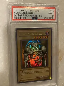 PSA 9 Summoned Skull MRD-003 1st Edition Ultra 2002 Yugioh - Slightly Faded - Image 3