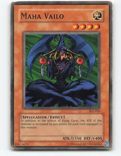 Maha Vailo #SDJ-016 Yugioh Card - Image 1