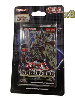 Lot of 8 - Yugioh Battle Of Chaos 1st Edition English Blister Packs - Image 1