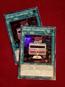 Secret Password GEIM-EN020 1st Ed (x2) Super Rare Yu-Gi-Oh! - Unplayed Mint+ - Image 1