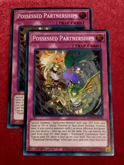 Yu-Gi-Oh! (x2) Possessed Partnerships - Super Rare - 1st Ed SDCH-EN028 Unplyd - Image 1
