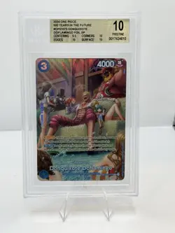 BGS 10 Pristine One Piece OP01073 Donquixote Doflamingo Special Alt Art English - Image 1