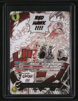 A Fist of Divine Speed Gum-Gum Fire-Fist Pistol Red Hawk (Alternate Art) - Image 1
