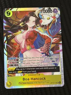 Boa Hancock OP14-112 SR The Azure Sea’s Seven Foil One Piece TCG English NM - Image 1