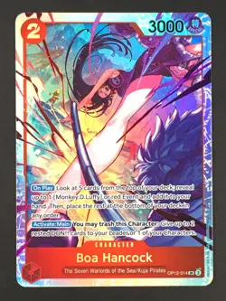 One Piece TCG Boa Hancock OP12-014 Legacy Of The Master Super Rare Foil NM - Image 1