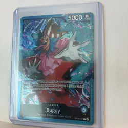 • Buggy • OP09-050 SR SD25 BLUE Buggy Leader Holo Foil One Piece TCG NM - Image 3