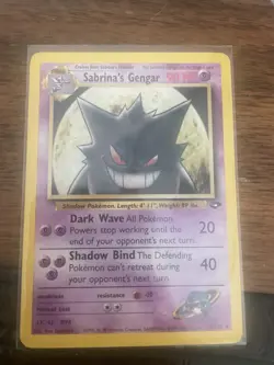 Sabrina's Gengar 29/132 Gym Challenge Regular - Rare - Vintage Pokemon Card - Image 1
