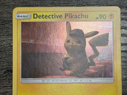POKEMON CARD HOLO DETECTIVE PIKACHU SM190 PROMO 2019 LP - Image 2