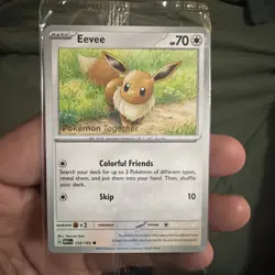 Pokemon TCG Together Promo - Pikachu and Eevee Sealed Pack (2023, English, Card - Image 3