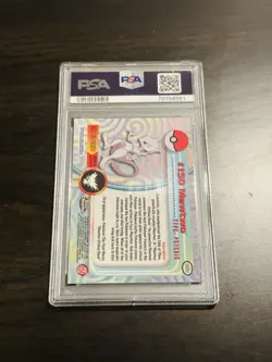2000 Topps Pokemon Chrome Mewtwo TV Card #150 PSA 10 - Image 4