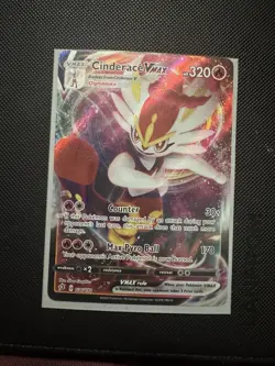Cinderace VMAX Full Art Ultra Holo Rare Card 036/192 Rebel Clash - Image 1