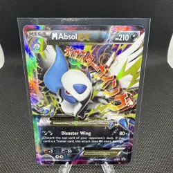 Pokemon TCG M Absol-EX XY XY63 Holo Promo Card - Image 1