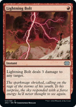 Lightning Bolt Double Masters 2022 NM Red Common MAGIC GATHERING CARD ABUGames - Image 1