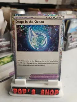 Drops in the Ocean 021/034 Trading Card Game Classic (Cosmos) Holo - Image 1