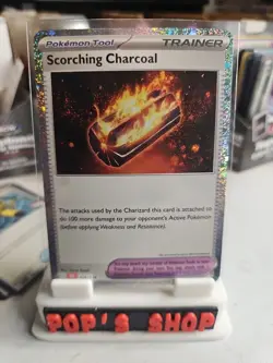 Scorching Charcoal 026/034 Trading Card Game Classic Holo - Image 1