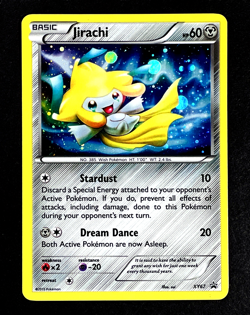 2015 Pokemon JIRACHI Black Star Promo COSMOS HOLO Foil XY Series Set Card #XY67 - Image 3