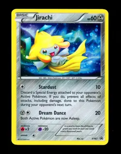 2015 Pokemon JIRACHI Black Star Promo COSMOS HOLO Foil XY Series Set Card #XY67 - Image 4