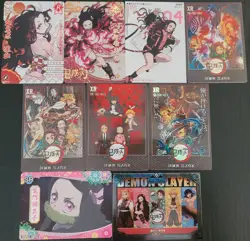 Nezuko Kamado Card Lot - Demon Slayer Anime CCG 9 Cards - Image 1