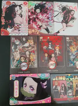 Nezuko Kamado Card Lot - Demon Slayer Anime CCG 9 Cards - Image 2
