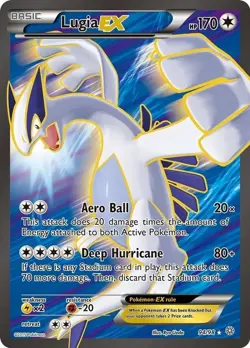 Lugia EX - 94/98 - Pokemon Ancient Origins XY Full Art Ultra Rare Card NM - Image 2