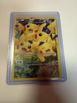 Pokemon Pikachu Promo Card - Nuzzle & Quick Attack Moves - Image 1