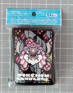 Pokemon TCG Mega Diancie Premium Mat Card Sleeves Pokemon Center Japan 64ct - Image 1