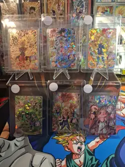 Dragonball Super Heroes All Forms Card Lot Of 6 Goku, Broly, Buu, Shallot, Buu, - Image 1