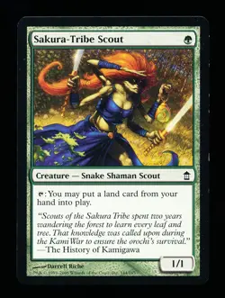 * * 1x Sakura-Tribe Scout x1 * * Saviors of Kamigawa MTG Close to NM Near Mint - Image 1