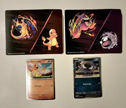 Pokemon Ascended Heroes Sticker Collection Promos only Charmander, Gastly - Image 1