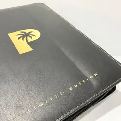 Black Leather Limited Edition Palms Off 9 Pocket Binder - Pokemon One Piece Card - Image 5