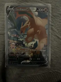 Pokemon TCG Charizard v Crown Zenith Holo Ultra Rare Card - Image 1