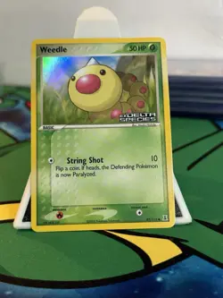 Pokemon EX Delta Species 87/113 Weedle Reverse Holo 2005 - Image 1