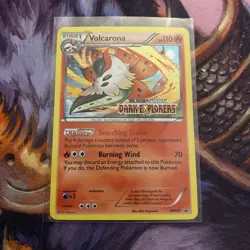 Pokemon TCG Volcarona Dark Explorers BW40 Black Star Promo Holo - Image 1