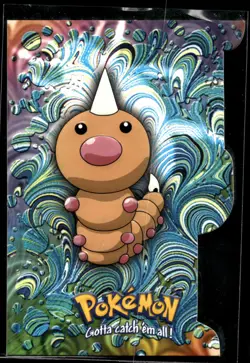 2000 Topps Pokemon TV Animation Series 3 Die Cut Embossed EV01 Weedle NM - Image 1