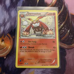 Darmanitan Black & White Pokemon Prerelease Promo 25/114 Holo - Image 1