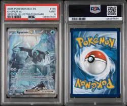 2025 Pokemon Scarlet Violet Black Bolt Illus Rare Kyurem Ex #165 PSA 9 - Image 3