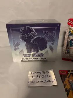 Pokemon TCG Silver Tempest Elite Trainer Box Sealed, Silver Tempest Pin, blister - Image 2