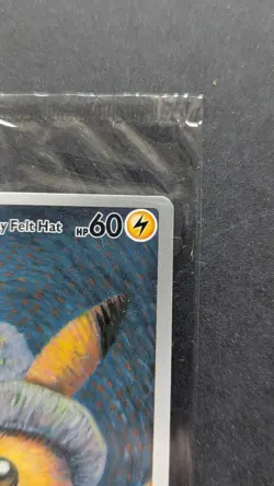 Pikachu with Grey Felt Hat Van Gogh SVP085 2023 Promo Pokemon TCG - Sealed - Image 3