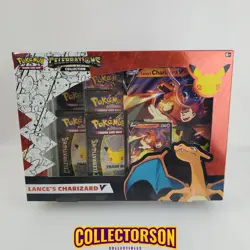 Pokemon TCG: Celebrations Collection Box [Lance's Charizard V] 820650809392 - Image 1