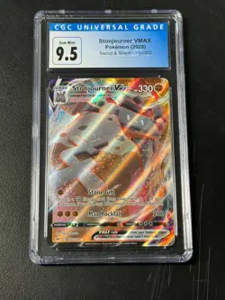 Stonjourner VMAX 2020 Sword & Shield 116/202 CGC 9.5 Pokemon - Image 1