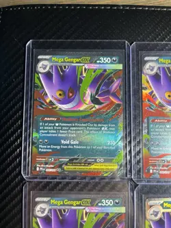 Pokemon | Mega Gengar EX | Phantasmal Flames 056/094 | Lot Of FOUR - Image 2