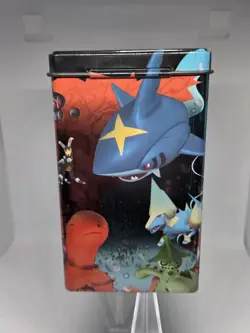 Pokemon TCG 2004 Rare Vintage Sharpedo EX ERA Metal Tin - Image 4