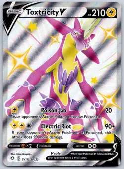 Toxtricity V SV112/SV122 (NM) - Shining Fates: Shiny Vault - Pokemon TCG - Image 1