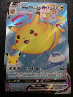 Flying Pikachu VMAX 007/025 Celebrations Pokemon 2021 c - Image 1